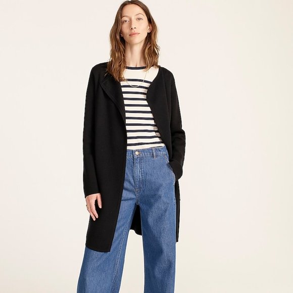 J. Crew 365 Juliette Collarless Sweater Blazer